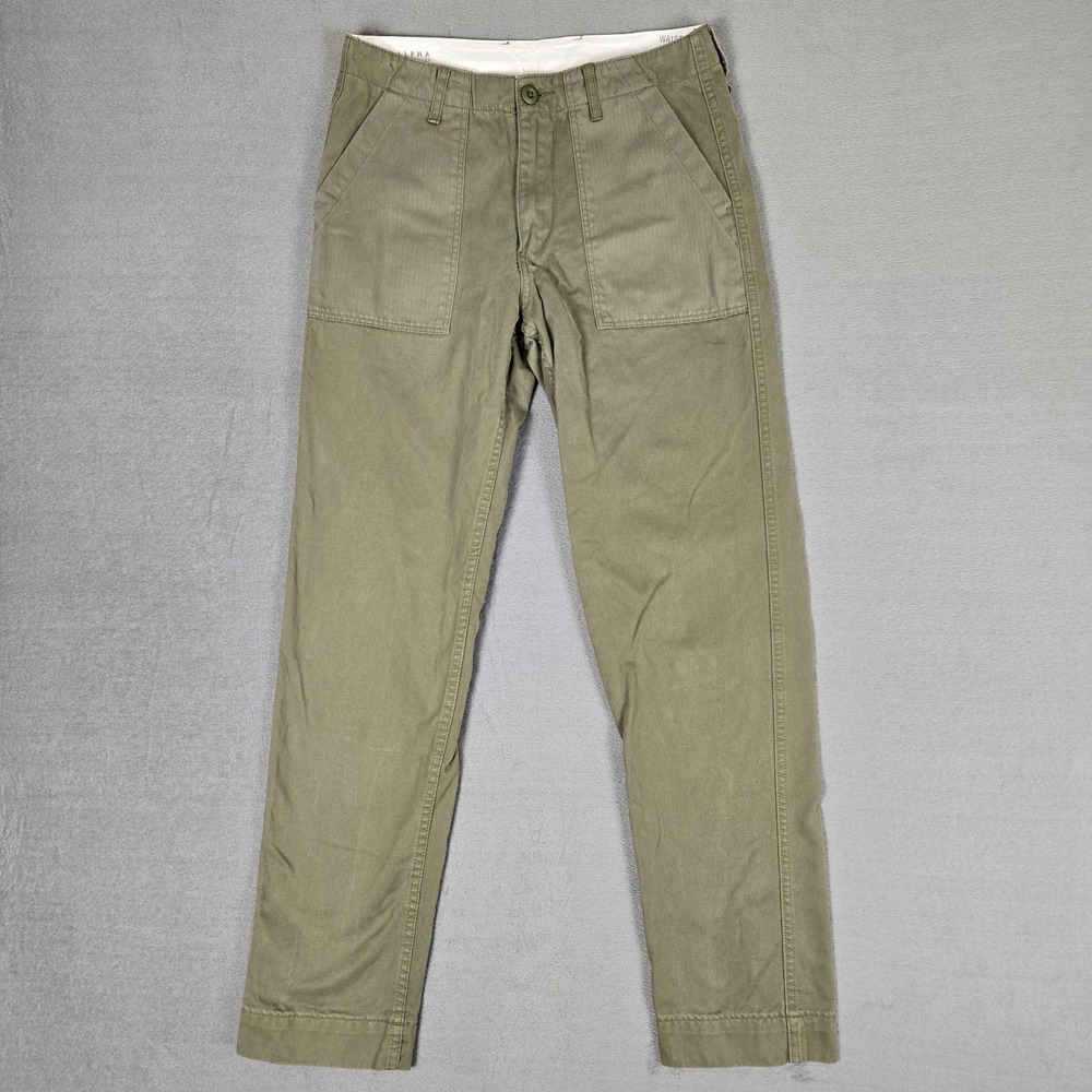 Alpha Industries Pants Mens 28x32 Classic Utility Olive Green Patch/Flap Pockets